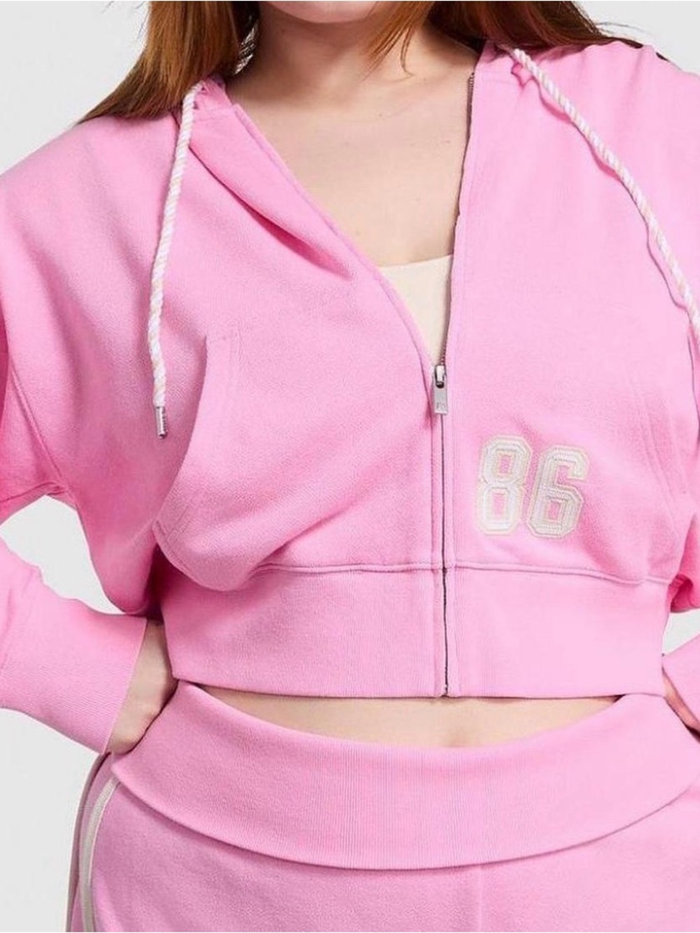 vs pink 86 zip up